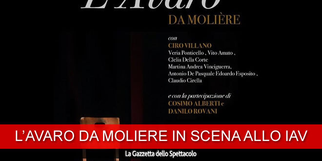 L'avaro da Moliere