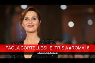 Paola Cortellesi alla Festa del Cinema di Roma. Foto Ansa