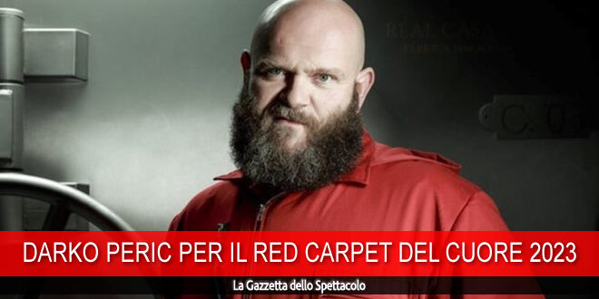 Darko Perić per il Red Carpet del Cuore 2023. Foto di repertorio Netflix