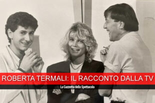 Roberta Termali con Fabio Fazio e Walter Zenga. Foto di repertorio