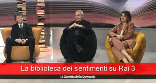 Un momento della presentazione de La biblioteca dei Sentimenti