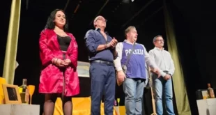 I protagonisti di 3 Sfumature di Giallo per la nostra recensione. Foto di Lello Clemente
