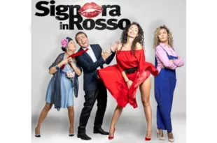Signora in rosso