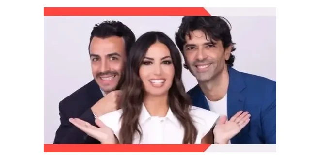 Gigi e Ross con Elisabetta Gregoraci nel promo RAI di Mad in Italy