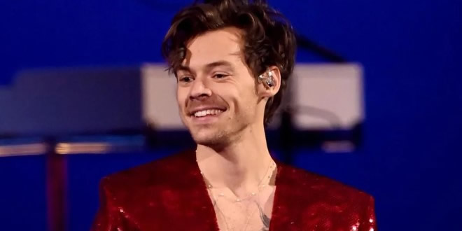 Harry Styles ai The Brit Awards Show 2023. Foto dal Web