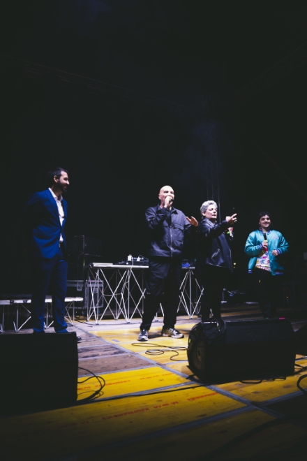 Il team di conduzione di CasoriArrevota. Foto di Riccardo Santovito