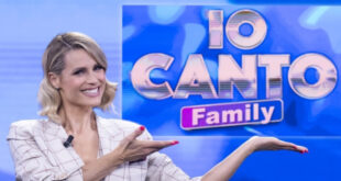 Michelle Hunziker conduce Io Canto Family