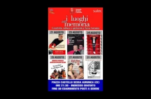 Cartellone eventi - I luoghi della Memoria 2024 - Sessa Aurunca