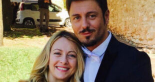 Giorgia Meloni e Andrea Giambruno. Foto dal Web