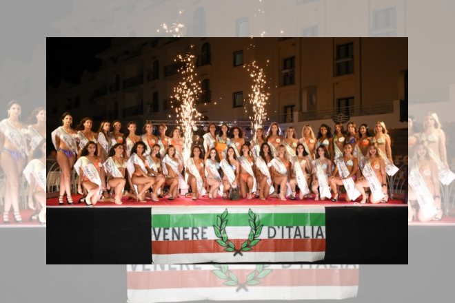 Le finaliste del concorso di bellezza Venere d'Italia