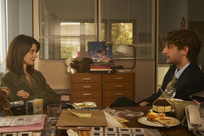 Barbara Ronchi e Pietro Castellitto in Diva Futura. Foto di Lucia Iuorio