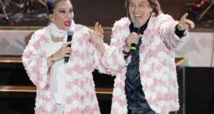 I Ricchi e Poveri sul palco di L'anno che verrà - RAI. Foto dal Web