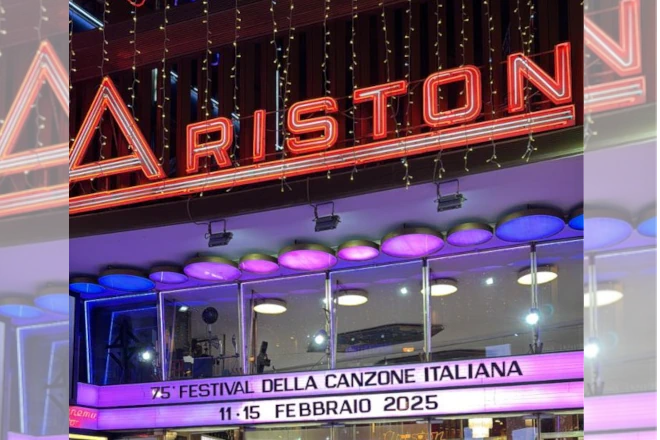 Teatro Ariston pronto a Sanremo 2025