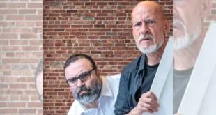 Massimiliano Bruno e Gianmarco Tognazzi in La Prospettiva. Foto di Massimiliano Fusco