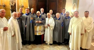 Ordine militare di Santa Brigida durante l'evento in memoria del Conte Federico Abbate de Castello