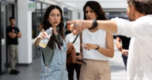 Valentina Rosano e Giulia Bevilacqua sul set