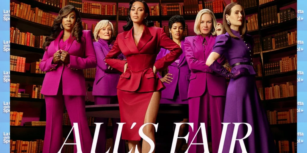 Il cast di All's Fair. Foto diffusa da Disney+