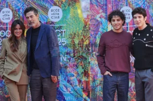 Il cast di Un Professore 3. Foto di Alessia Giallonardo