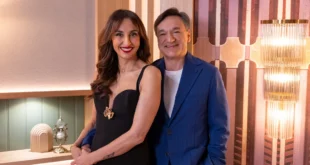 Benedetta Parodi e Fabio Caressa per L'amore è cieco