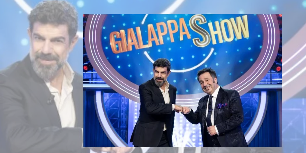 Pierfrancesco Favino a GialappaShow con Mr Forest