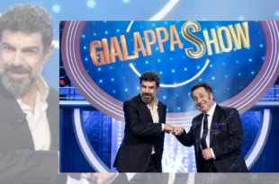 Pierfrancesco Favino a GialappaShow con Mr Forest