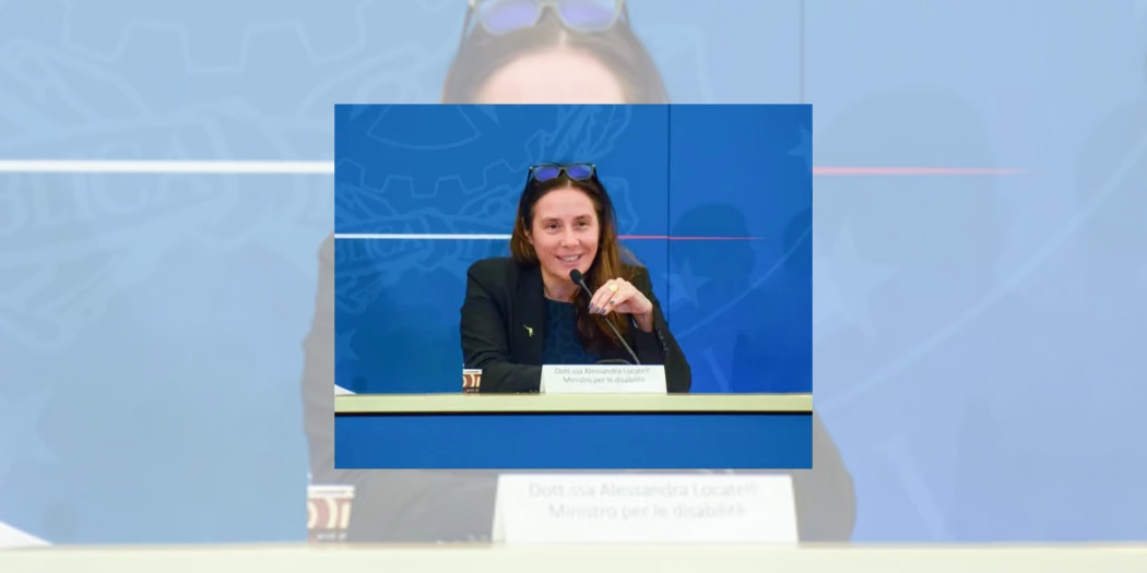Alessandra Locatelli - Ministro per le disabilità. Foto dal sito del Ministero.