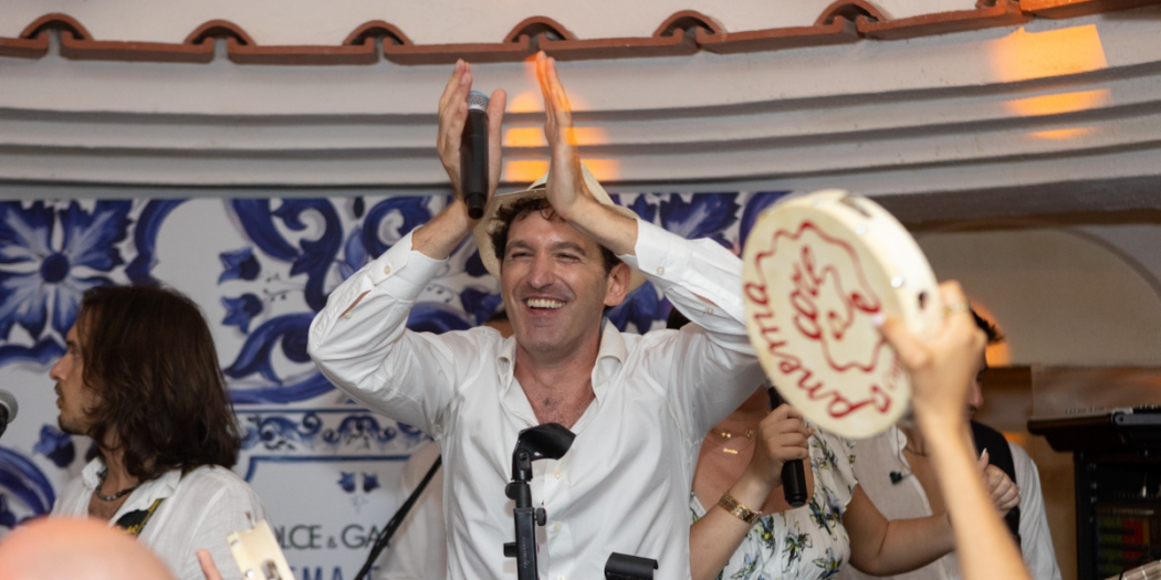 Gianluigi Lembo alla Taverna Anema e Core di Capri
