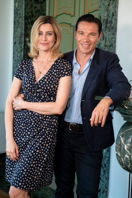 Giorgia Wurth con Francesco Venditti