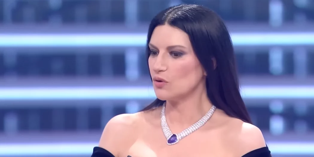 Laura Pausini al Festival di Sanremo 2026. Frame TV