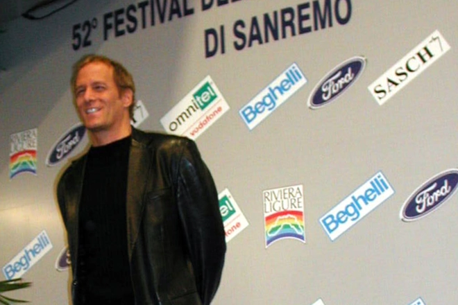 Michael Bolton alla 52esima edizione del Festival di Sanremo (2002). Foto di Corrado Corradi