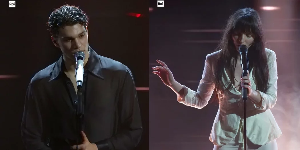 Niccolò Filippucci e Angelica Bove - Finalisti delle nuove proposte di Sanremo 2026. Foto da Facebook