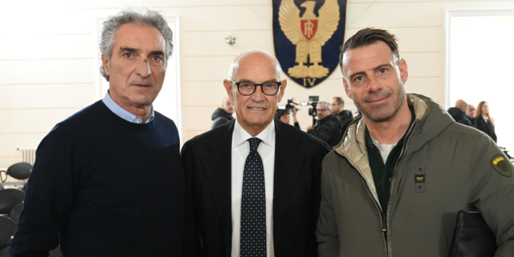 Raffaele Di Fusco, Gianni Improta ed Emanuele Calaio - Napoli Legends. Foto di Rino D'Antonio