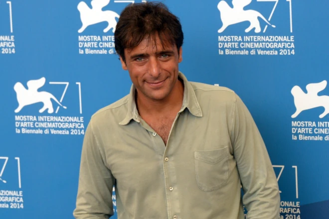 Adriano Giannini alla 71esima Mostra del Cinema di Venezia (30-08-2014). Foto di Corrado Corradi