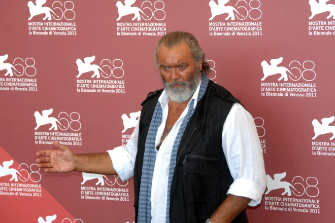 Diego Abatantuono alla 68esima Mostra del Cinema di Venezia (03-09-2011). Foto di Corrado Corradi