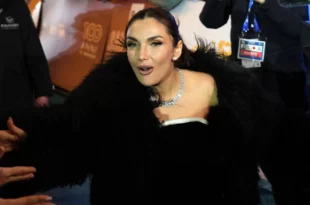 Elettra Lamborghini al 76esimo Festival di Sanremo (23-02-2026). Foto di Corrado Corradi