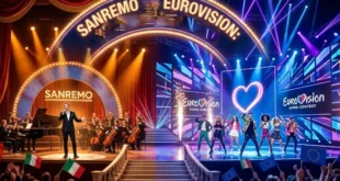 Serata Eurovision a Sanremo. Foto AI