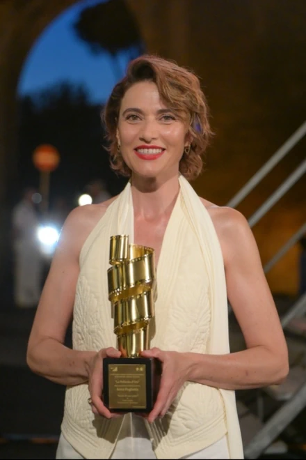 Anna Foglietta premiata a La Pellicola d'Oro 2026