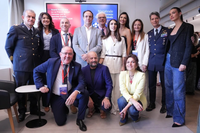 I presenti alla Conferenza Stampa del Marateale 2026