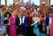 Manuela Arcuri madrina del Carnevale sull'acqua notturno 2026 a Trepponti di Comacchio. Foto di Corrado Corradi