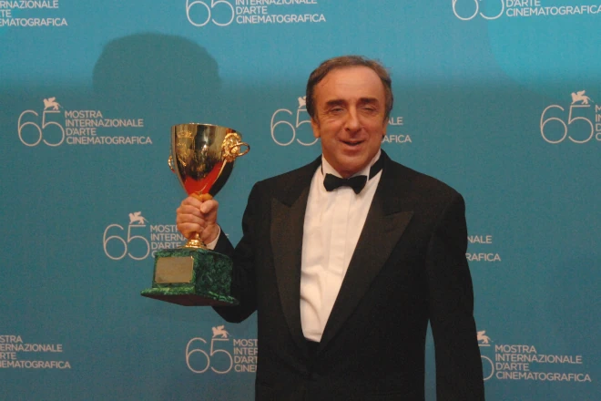 Silvio Orlando alla 65esima Mostra del Cinema di Venezia (06-09-2008). Foto di Corrado Corradi