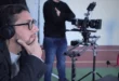 Adriano Pantaleo durante le riprese de Il coach dei 2 mondi