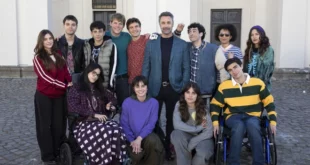 Il cast di Tutto l'amore che resta. Foto di Assunta Servello