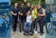 Michela Persico con il cast di Freedom - Liberi di muoversi
