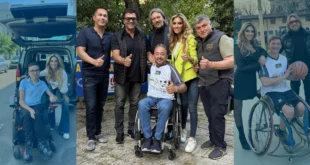 Michela Persico con il cast di Freedom - Liberi di muoversi