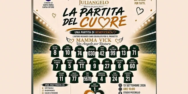 La partita del cuore - Associazione Juliangelo