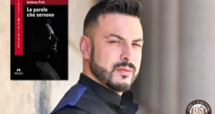 Anthony Peth con il suo libro Le parole che servono