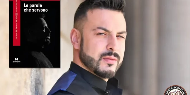Anthony Peth con il suo libro Le parole che servono