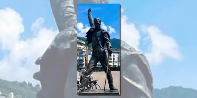 La statua di Freddie Mercury a Montreux © Web