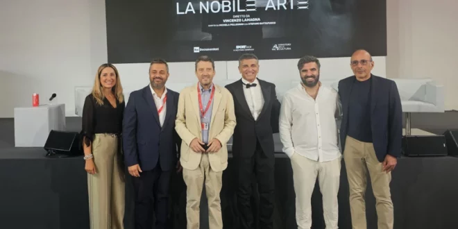 Michela Pellegrini, Antonio Palmieri, Pietrangelo Buttafuoco, Stefano Buttafuoco, Vincenso Lamagna e Luigi Dal Plevignano per La nobile arte (Venezia, 2026)
