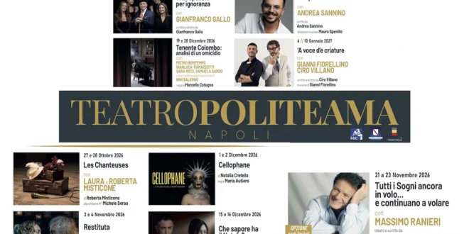 Teatro Politeama - Napoli - Stagione Teatrale 2026-27